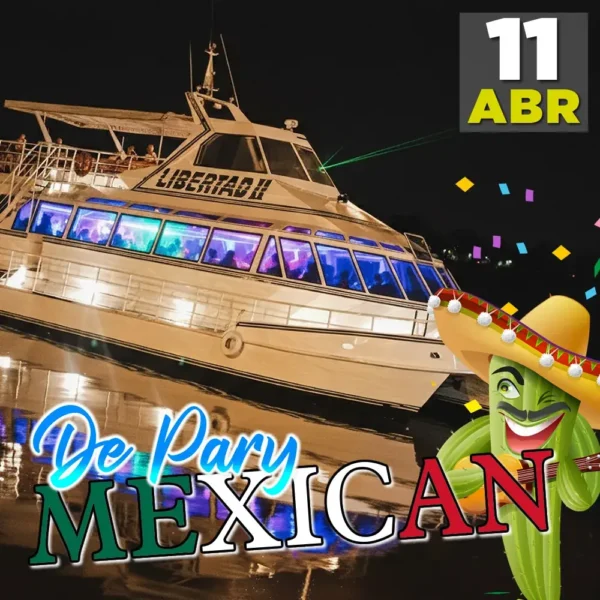 Entradas para la Fiesta en Barco De Pary Mexican
