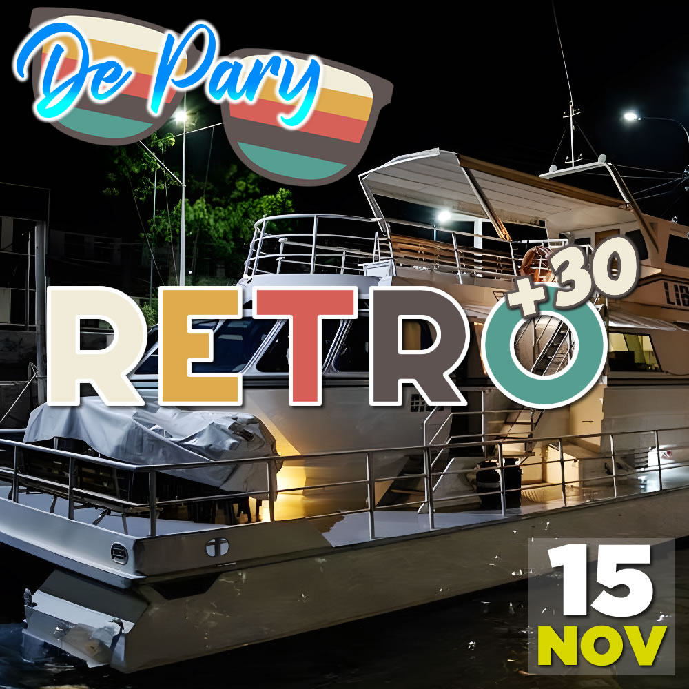 Comprar entradas para la Fiesta en Barco De Pary +30